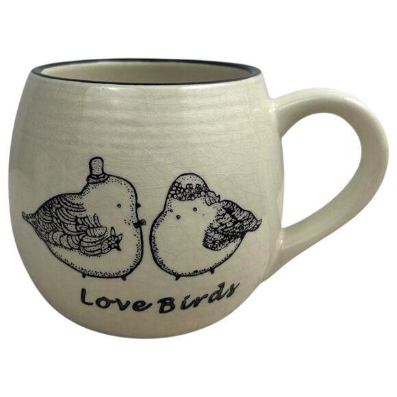 Paper Source Other - PAPER SOURCE Love Birds Mug Ceramic Valentine Sweetie 4" tall x 3.25" diameter